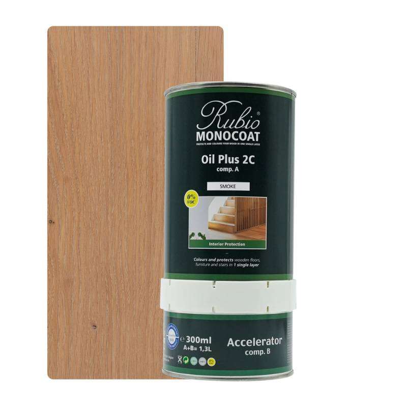 Image du produit Rubio&reg; Monocoat - Oil Plus 2C (A + B) - Huile Bois Int&eacute;rieur -  Monocouche - Smoke