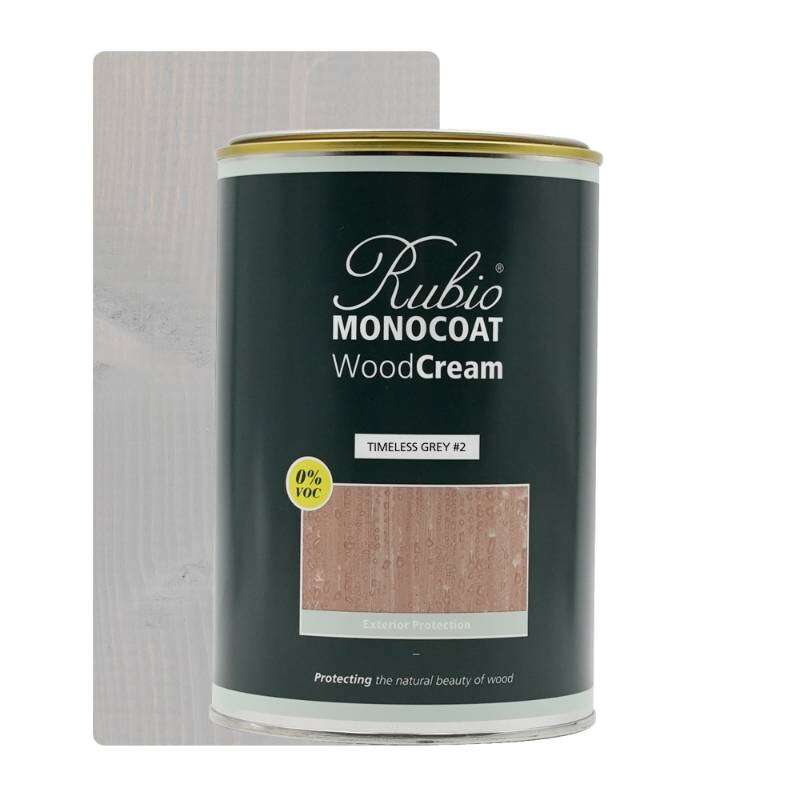 Image du produit Rubio&reg; Monocoat - WoodCream - Peinture Bois Vertical - Monocouche - Timeless Grey (1 L)