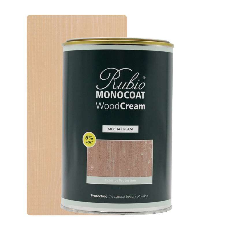 Image du produit Rubio&reg; Monocoat - WoodCream - Peinture Bois Vertical - Monocouche - Mocha Cream (1 L)