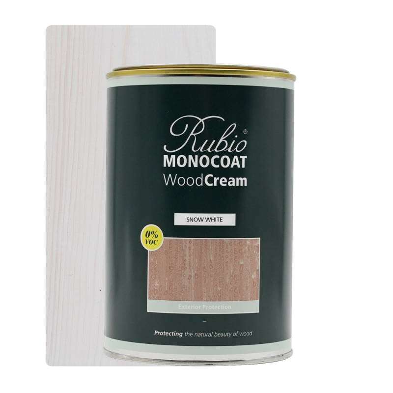 Image du produit Rubio&reg; Monocoat - WoodCream - Peinture Bois Vertical - Monocouche - Snow White (1 L)