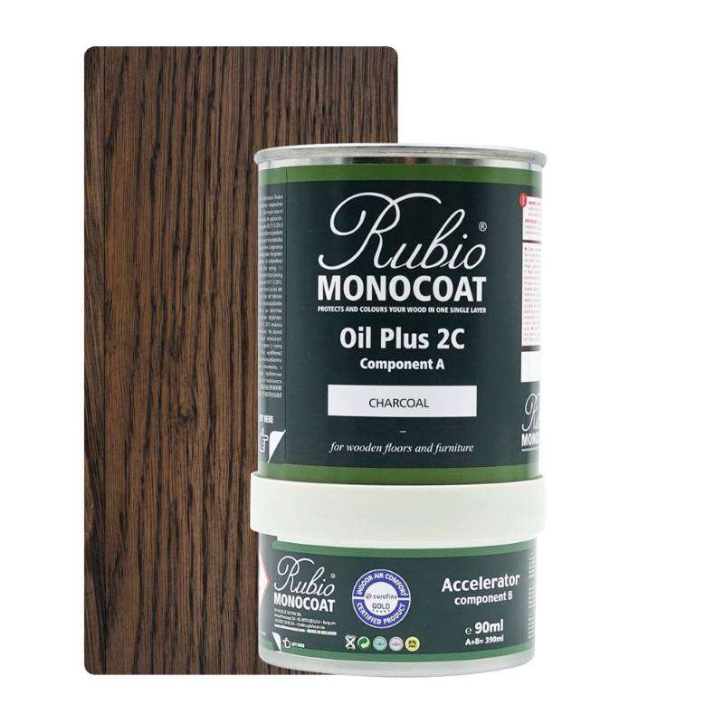 Image du produit Rubio&reg; Monocoat - Oil Plus 2C (A + B) - Huile Bois Int&eacute;rieur -  Monocouche - Charcoal