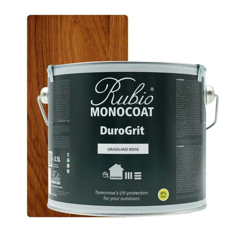 Image du produit Rubio&reg; Monocoat - DuroGrit - Saturateur Bois Ext&eacute;rieur - Monocouche - Grassland Beige