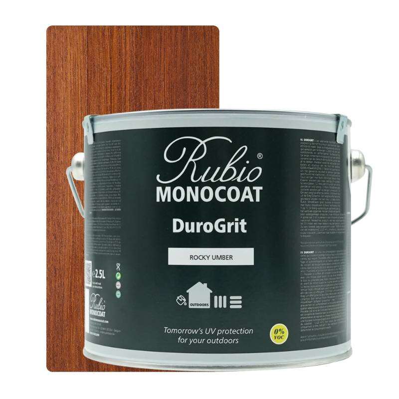 Image du produit Rubio&reg; Monocoat - DuroGrit - Saturateur Bois Ext&eacute;rieur - Monocouche - Rocky Umber