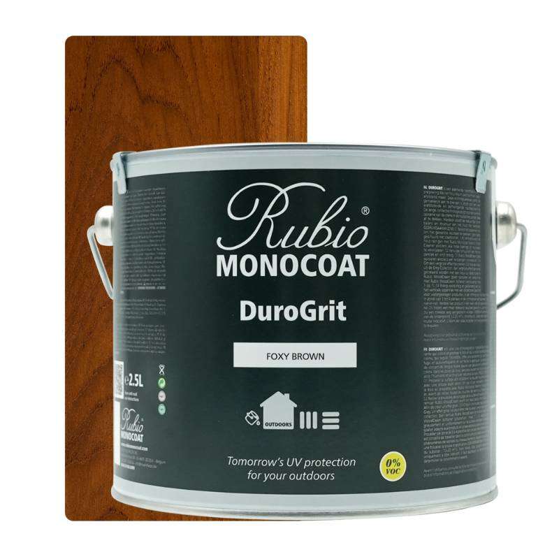 Image du produit Rubio&reg; Monocoat - DuroGrit - Saturateur Bois Ext&eacute;rieur - Monocouche - Foxy Brown