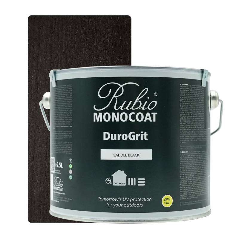 Image du produit Rubio&reg; Monocoat - DuroGrit - Saturateur Bois Ext&eacute;rieur - Monocouche - Saddle Black