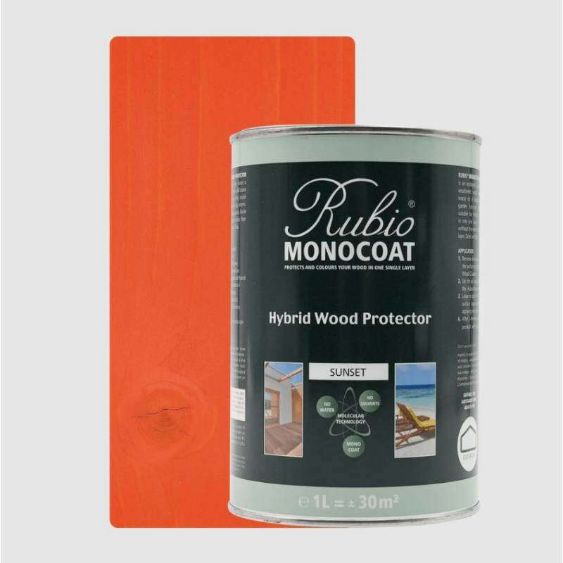 Image du produit Rubio&reg; Monocoat - Hybrid Wood Protector - Huile Bois Ext&eacute;rieur - Monocouche - Sunset