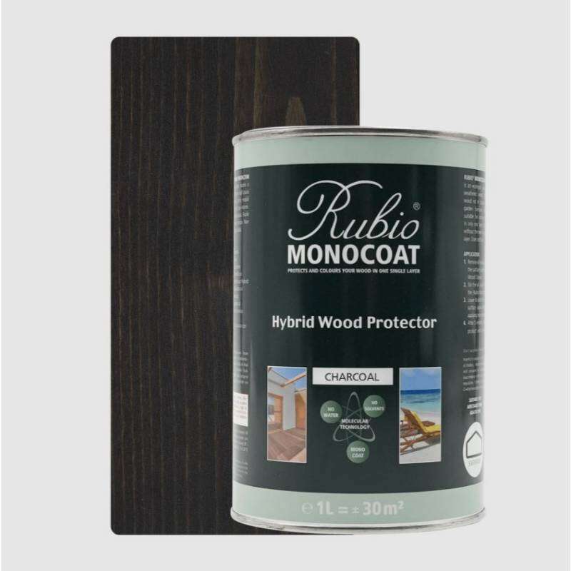 Image du produit Rubio&reg; Monocoat - Hybrid Wood Protector - Huile Bois Ext&eacute;rieur - Monocouche - Charcoal