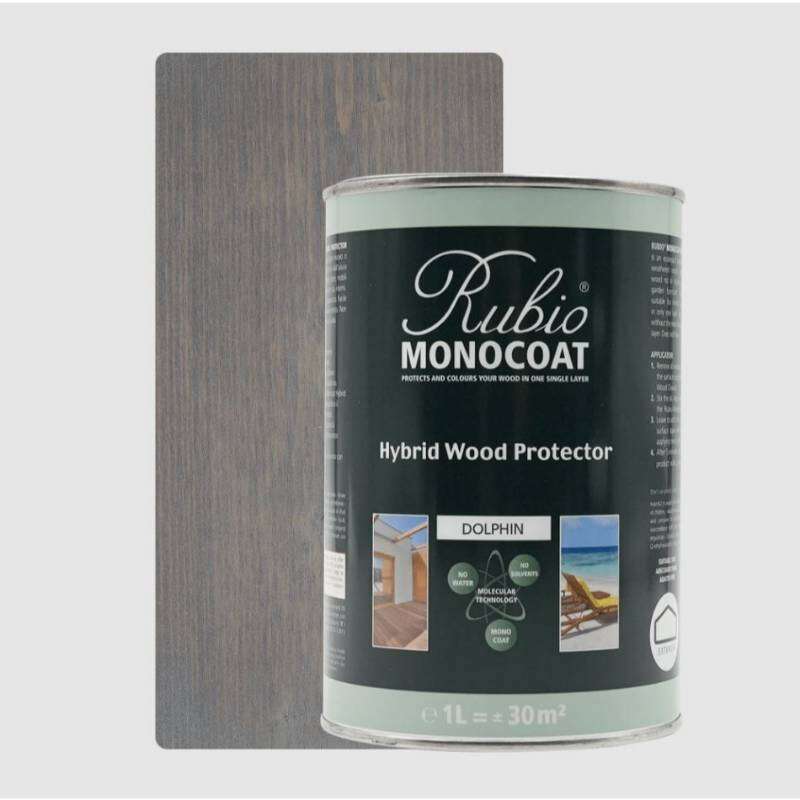 Image du produit Rubio&reg; Monocoat - Hybrid Wood Protector - Huile Bois Ext&eacute;rieur - Monocouche - Dolphin
