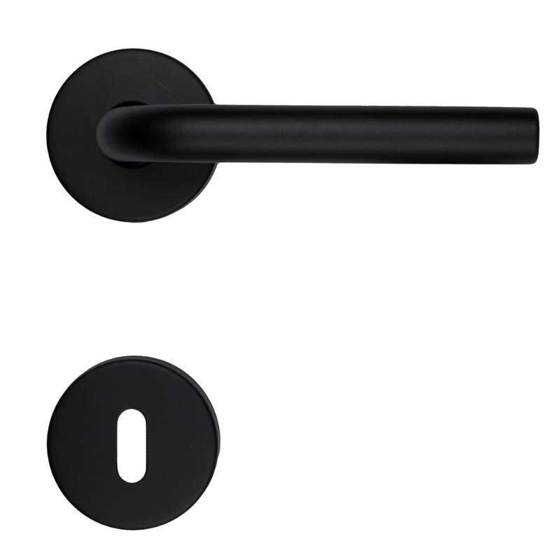 Image du produit HDD - B&eacute;quille - Jive 16 mm - Noir - Rosace + Entr&eacute;e - (par paire)