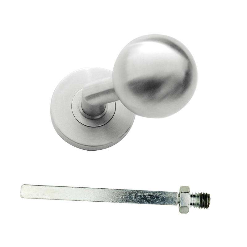 Image du produit HDD - Bouton - B50 sur rosace - Inox Plus