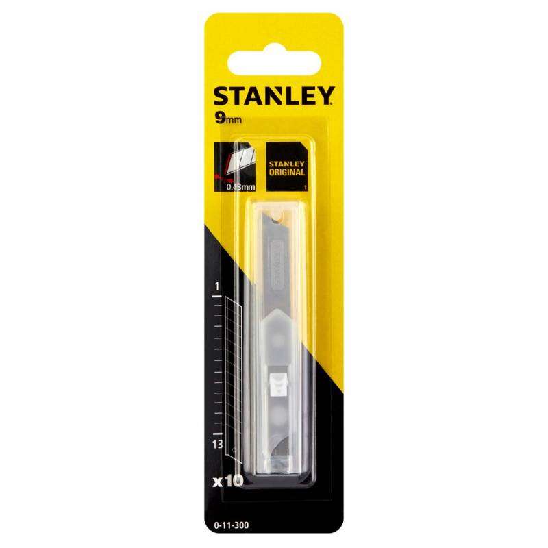 Image du produit STANLEY - Lames de Cutter - 9 mm - (10 pi&egrave;ces)