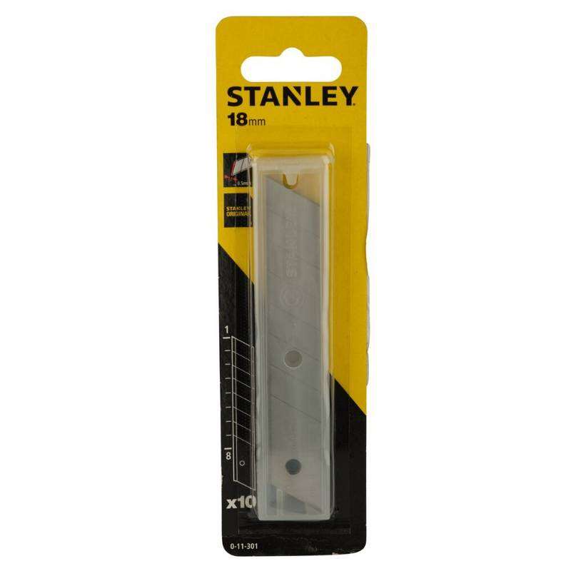 Image du produit STANLEY - Lames de Cutter - 18 mm - (10 pi&egrave;ces)