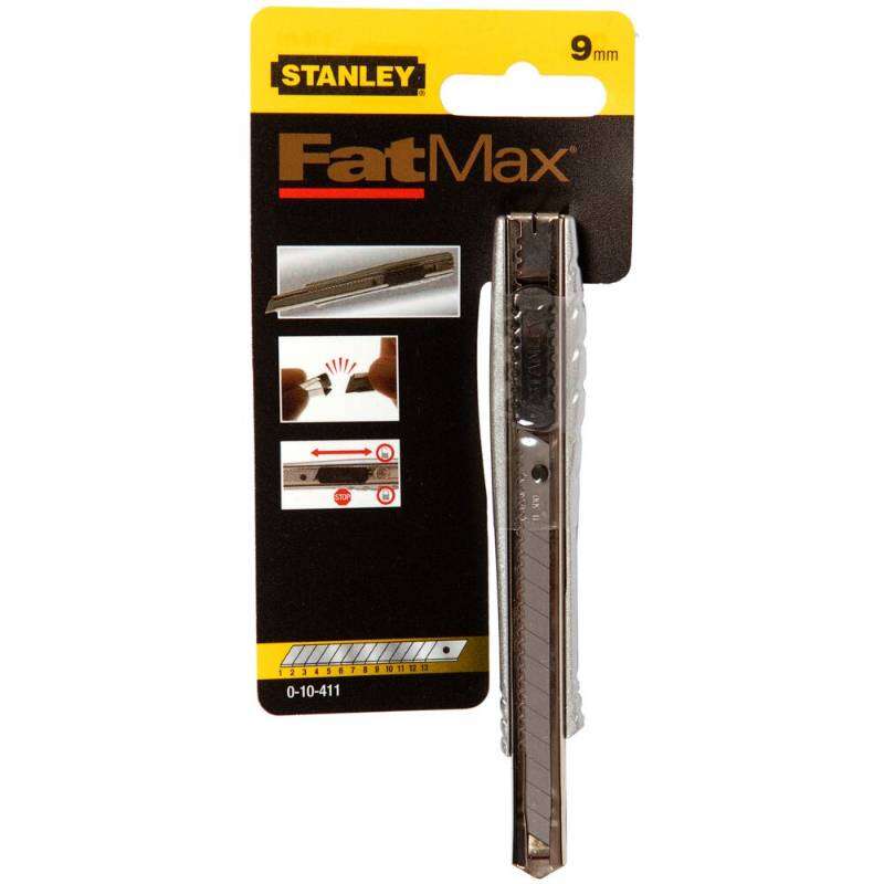 Image du produit STANLEY Fatmax - Cutter m&eacute;tal, avec 13 segments - 9 mm