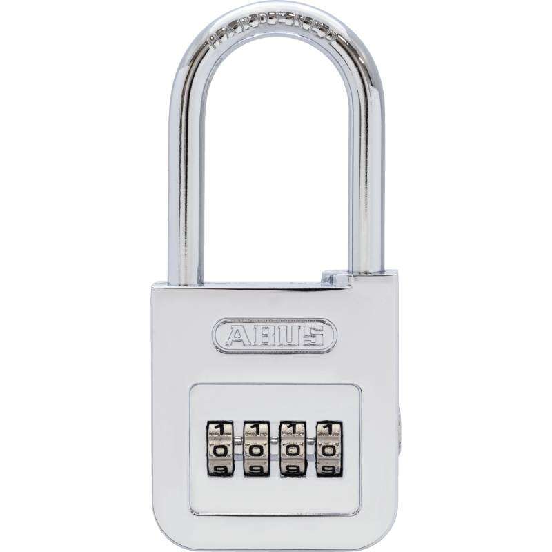 Image du produit ABUS - Cadenas combinaison chrom&eacute; 4 chiffres anse 50mm - 160/50HB50 B/DFNLI