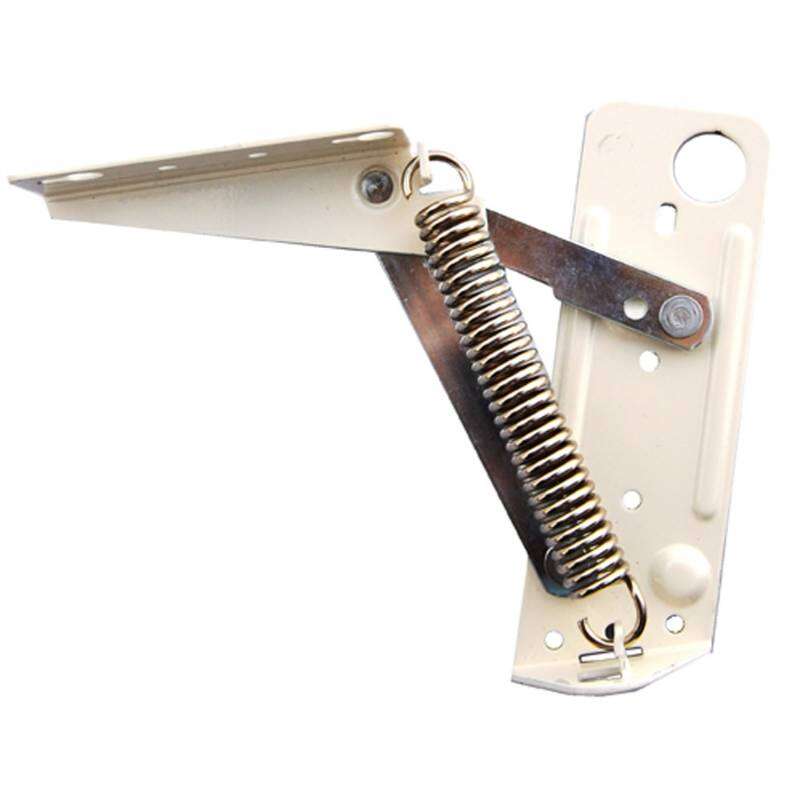 Image du produit Compas &agrave; ressort pour porte levante de meuble 1 gauche / 1 droite - Blanc