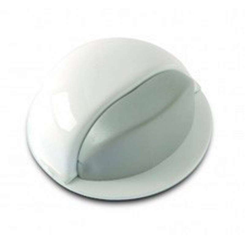 Image du produit Arr&ecirc;t de porte adh&eacute;sif - Blanc - 49 mm