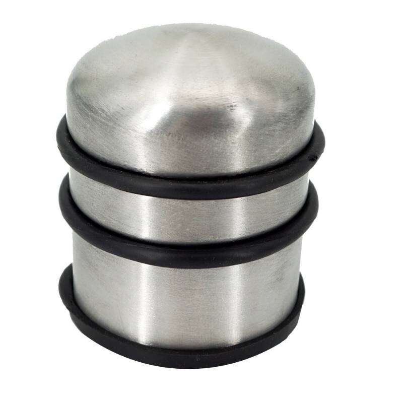 Image du produit Arr&ecirc;t de porte cylindrique - Noir - 72 x 82 mm