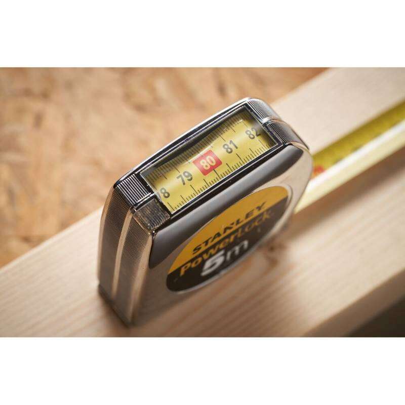 Image du produit STANLEY PowerLock - M&egrave;tre Ruban - Lecture Directe - 19 mm x 5 M&egrave;tres