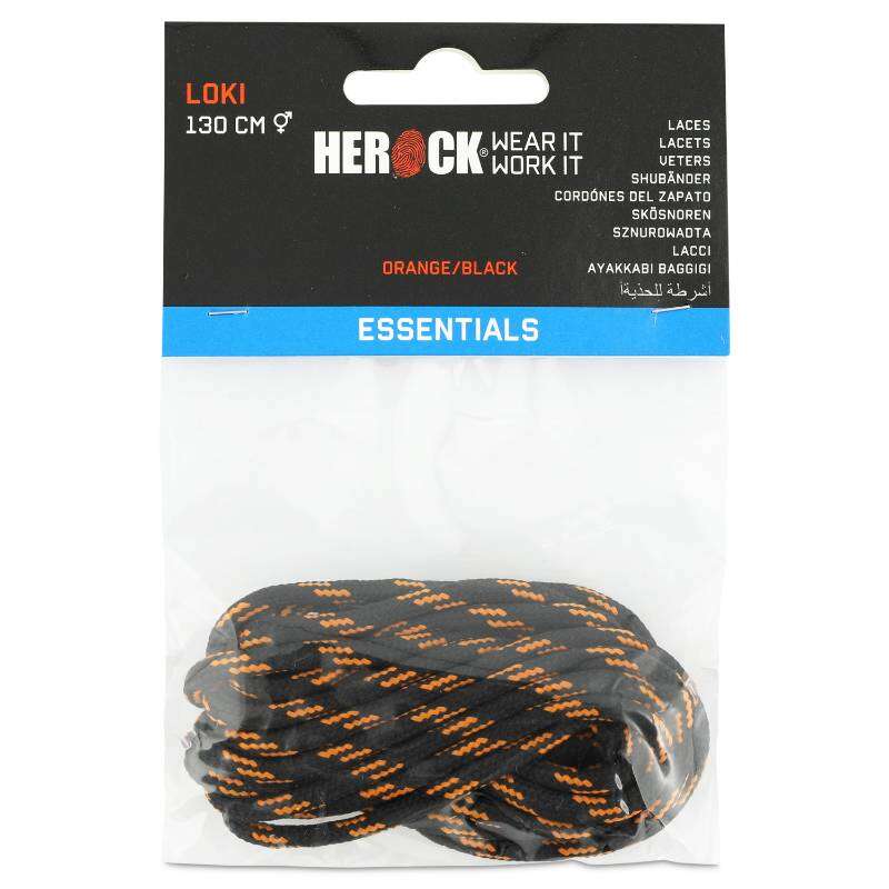 Image du produit HEROCK&reg;- Lacets LOKI - Orange/Noir - 1m30
