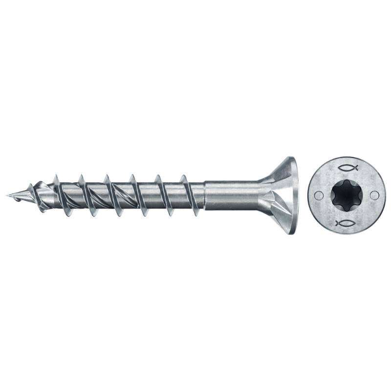 Image du produit FISCHER - Vis &agrave; bois PowerFast FPF II CTP - &Oslash; 5 mm - Zingu&eacute; - T&ecirc;te frais&eacute;e TX, Filetage partiel