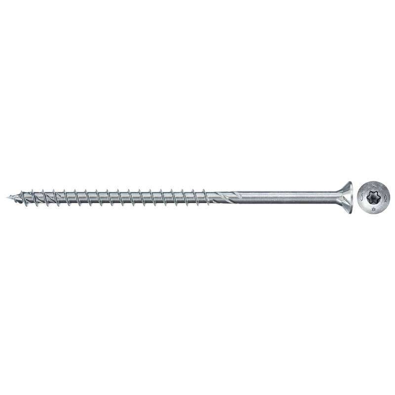 Image du produit FISCHER - Vis &agrave; bois PowerFast FPF II CTP - &Oslash; 5 mm - Zingu&eacute; - T&ecirc;te frais&eacute;e TX, Filetage partiel
