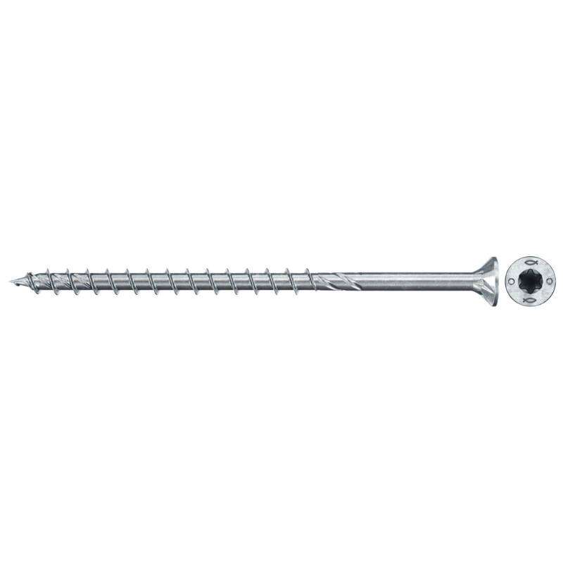 Image du produit FISCHER - Vis &agrave; bois PowerFast FPF II CTP - &Oslash; 6 mm - Zingu&eacute; - T&ecirc;te frais&eacute;e TX, Filetage partiel