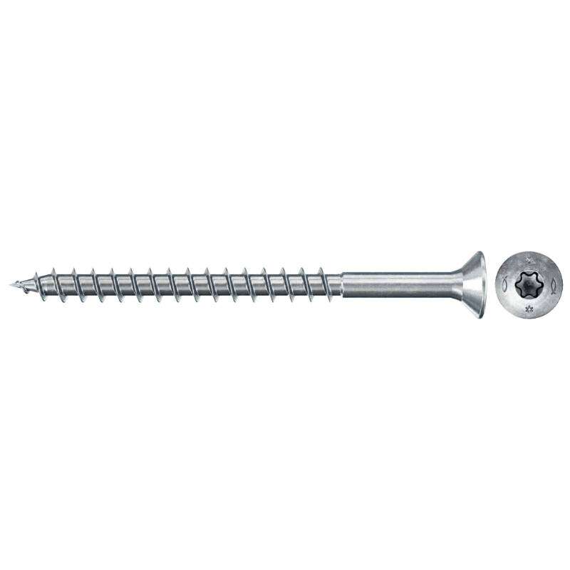 Image du produit FISCHER - Vis &agrave; bois PowerFast FPF II CTP - &Oslash; 3 mm - Zingu&eacute; - T&ecirc;te frais&eacute;e TX, Filetage partiel
