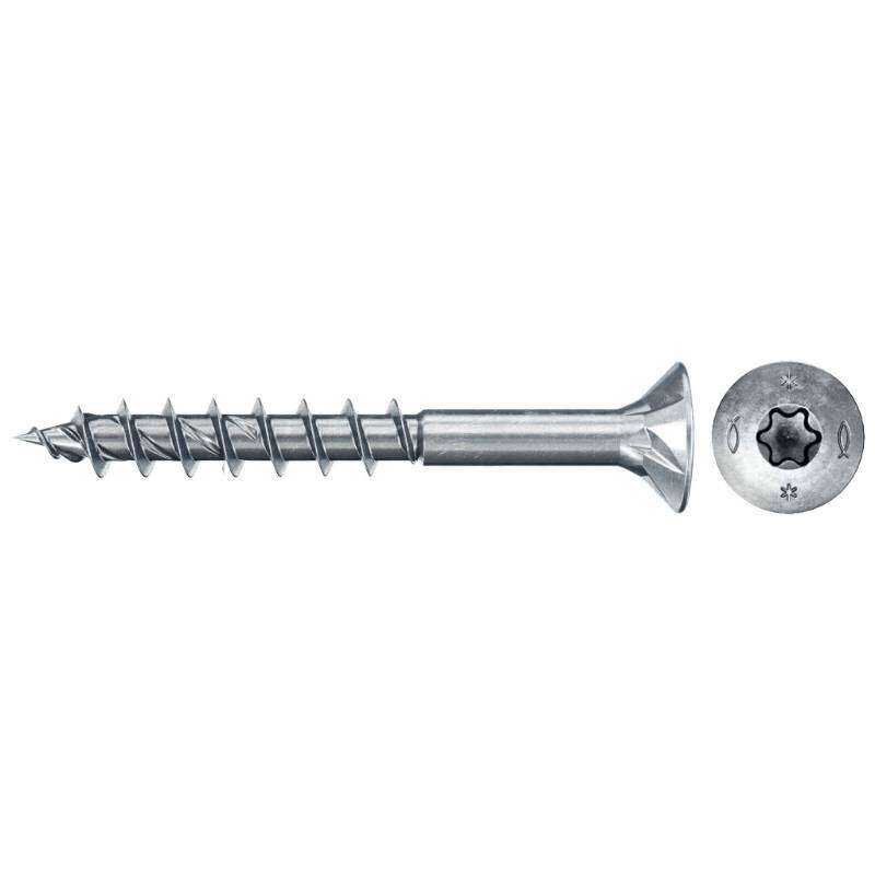 Image du produit FISCHER - Vis &agrave; bois PowerFast FPF II CTP - &Oslash; 3,5 mm - Zingu&eacute; - T&ecirc;te frais&eacute;e TX, Filetage partiel