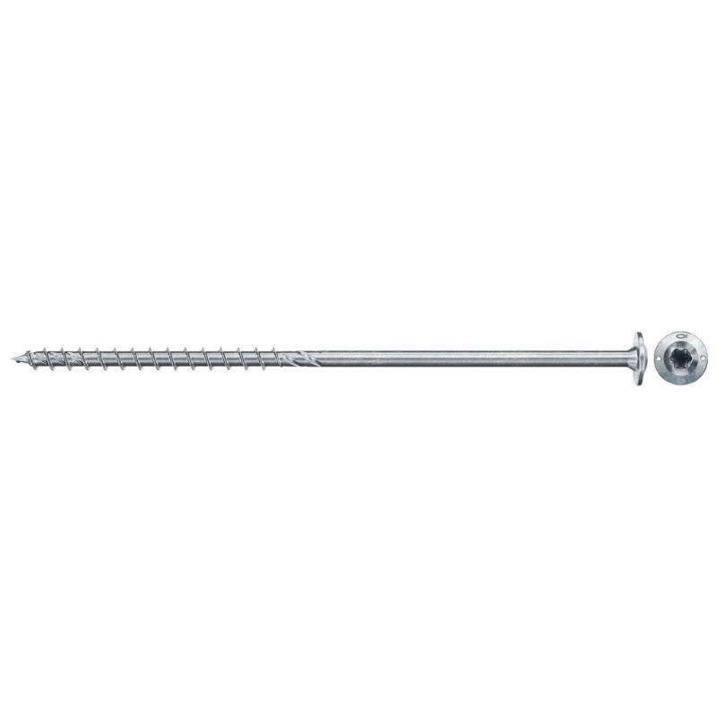 Image du produit FISCHER - Vis charpente PowerFast FPF II WTP - &Oslash; 6 mm - Zingu&eacute; - T&ecirc;te disque TX, Filetage partiel
