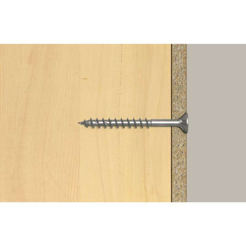 Image du produit FISCHER - Vis &agrave; bois PowerFast FPF II CTP - &Oslash; 3,5 mm - INOX A2 - T&ecirc;te frais&eacute;e TX, Filetage partiel