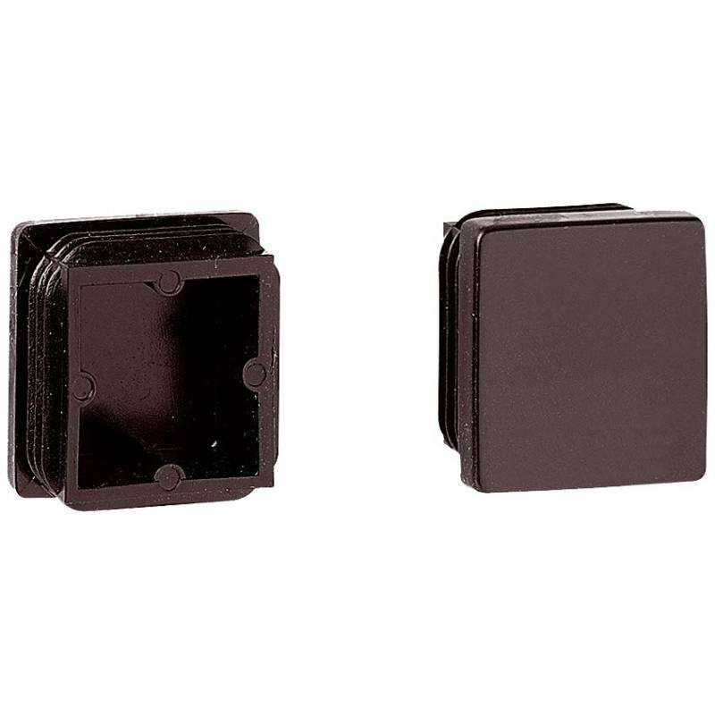 Image du produit Embouts Rentrants - Plastique - Brun - 20 x 20 mm - 4 pcs