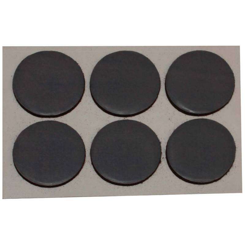 Image du produit Patin - Feutre - Adh&eacute;sif - Noir - &Oslash; 22 mm - (12 Pcs)