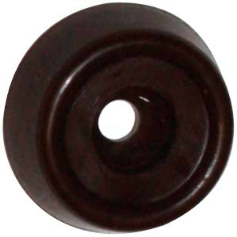 Image du produit Patin &agrave; Clouer ou &agrave; Visser - Rond - Brun - &Oslash; 21 mm - (8 pcs)