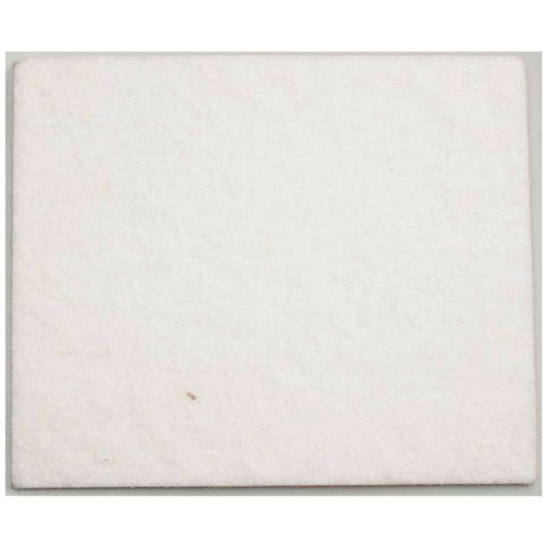 Image du produit Patin - Feutre - Adh&eacute;sif - Blanc - 80 x 95 mm - (1 Pc)