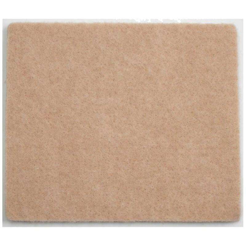 Image du produit Patin - Super Feutre (50% Laine - 50% Synth&eacute;tique) - Adh&eacute;sif - Beige - 80 x 95 mm - (1 Pc)