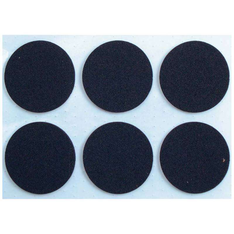 Image du produit Patin Antid&eacute;rapant - Caoutchouc - Noir - &Oslash; 22 mm - (12 Pcs)