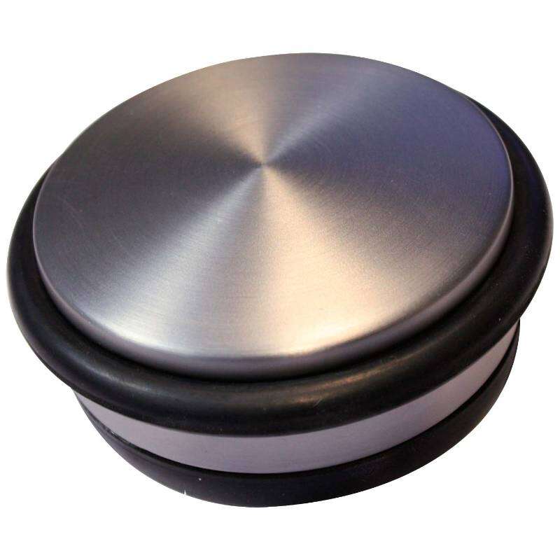 Image du produit Arr&ecirc;t de porte &agrave; poser - Inox - &Oslash; 110 mm