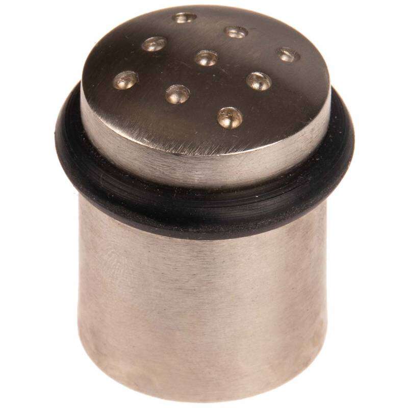 Image du produit Arr&ecirc;t de porte - Nickel mat - &Oslash; 28 mm - (4 Pcs)