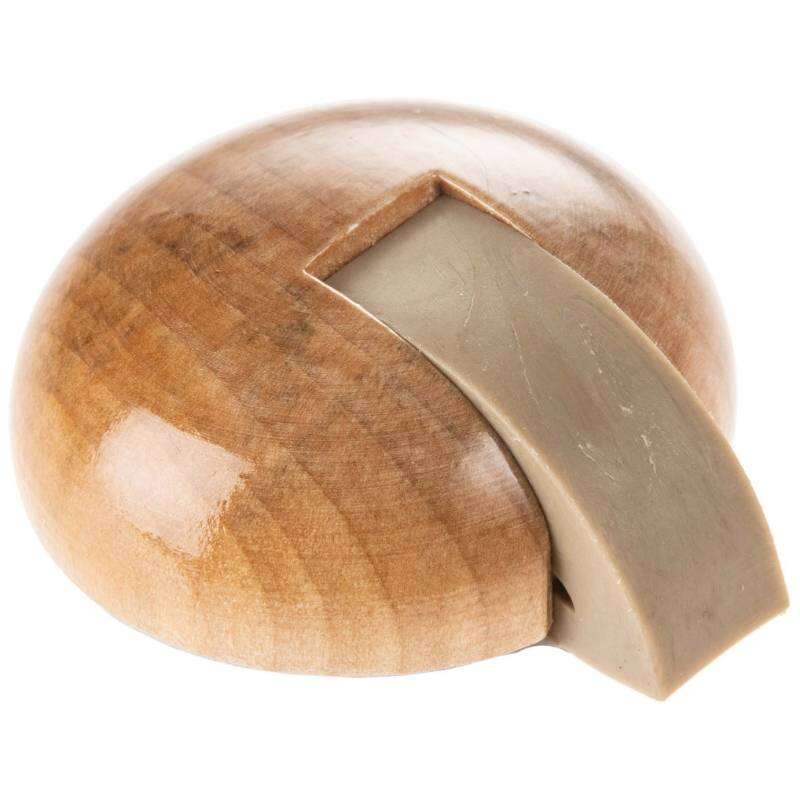 Image du produit Arr&ecirc;t de porte - Adh&eacute;sif - Ch&ecirc;ne - &Oslash; 50 mm - H. 22 mm