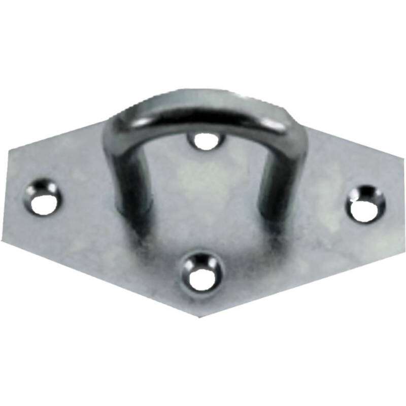 Image du produit Gache &agrave; anneau - Zingu&eacute;e - 36 x 36 x 3 mm