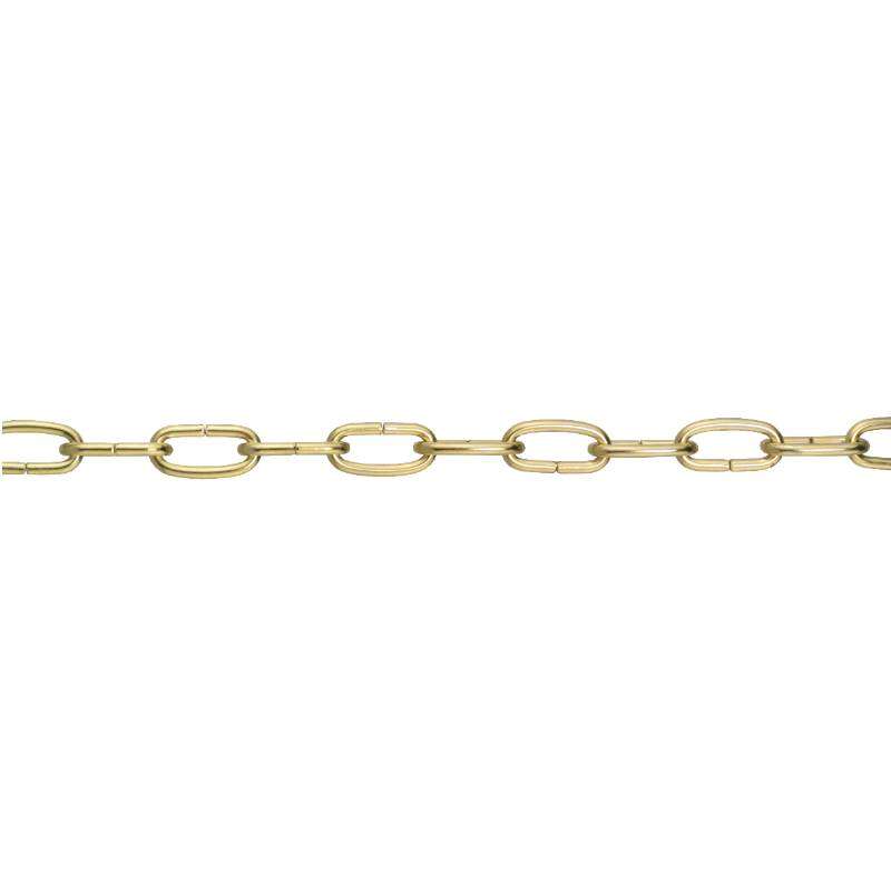 Image du produit Cha&icirc;ne Horloge Laitonn&eacute;e - 5kg 1006 - 8 x 2,8 x 1,6 mm (vendu au m&egrave;tre)