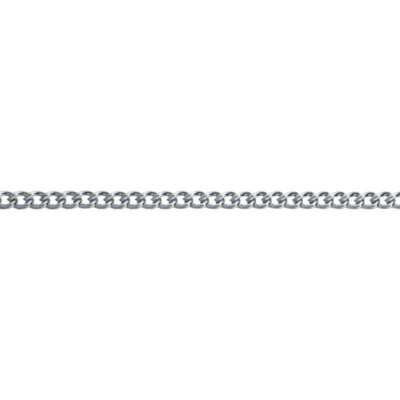 Image du produit Cha&icirc;ne Gourmette Nickl&eacute;e - 2kg 1010 - 3,4 x 2,1 x 1,0 mm (vendu au m&egrave;tre)