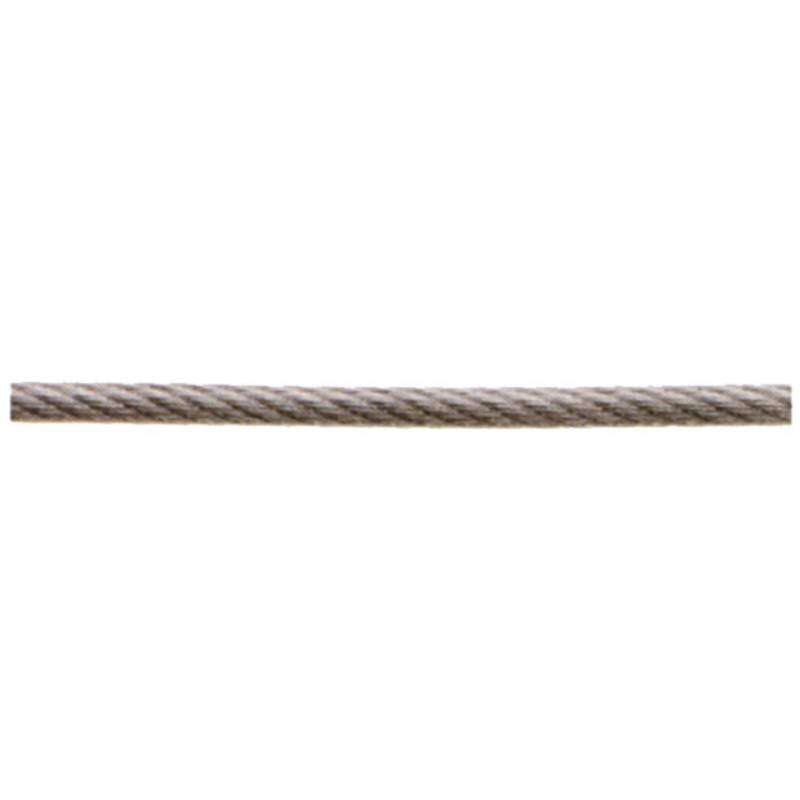 Image du produit Cable Acier Zingu&eacute; Plastifi&eacute; - 1241 - 70Kg - 3-4,0 mm (vendu au m&egrave;tre)