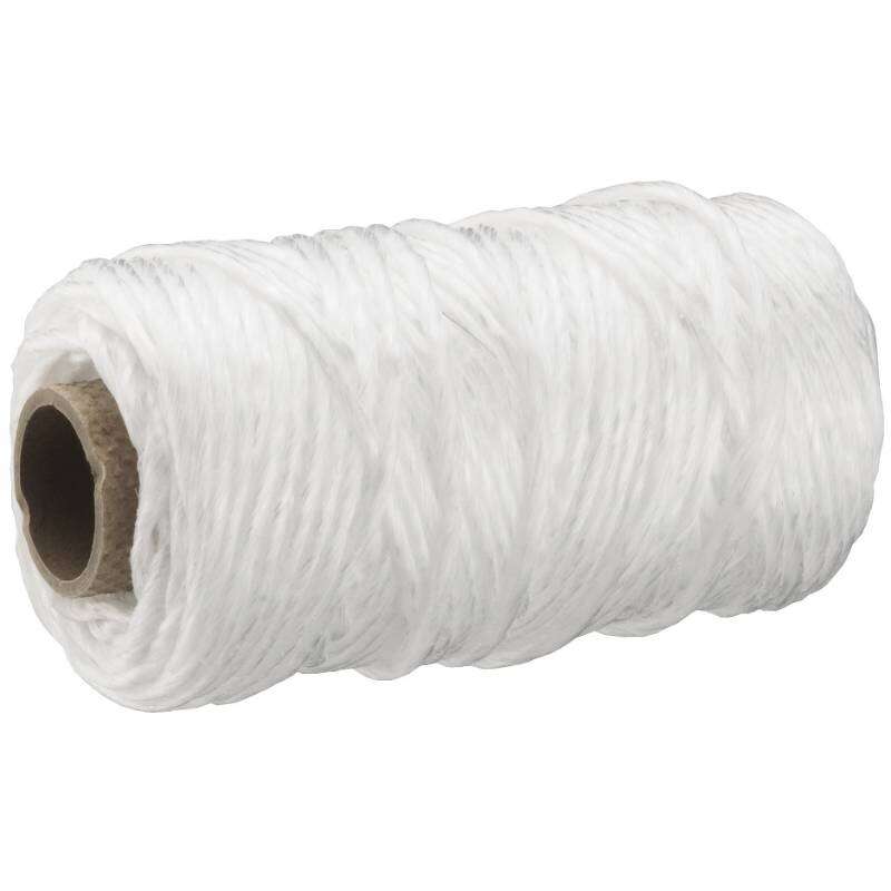 Image du produit Ficelle Raffia (fibre naturelle) - Blanc - &Oslash; 1,9 mm - Bobine 100 m