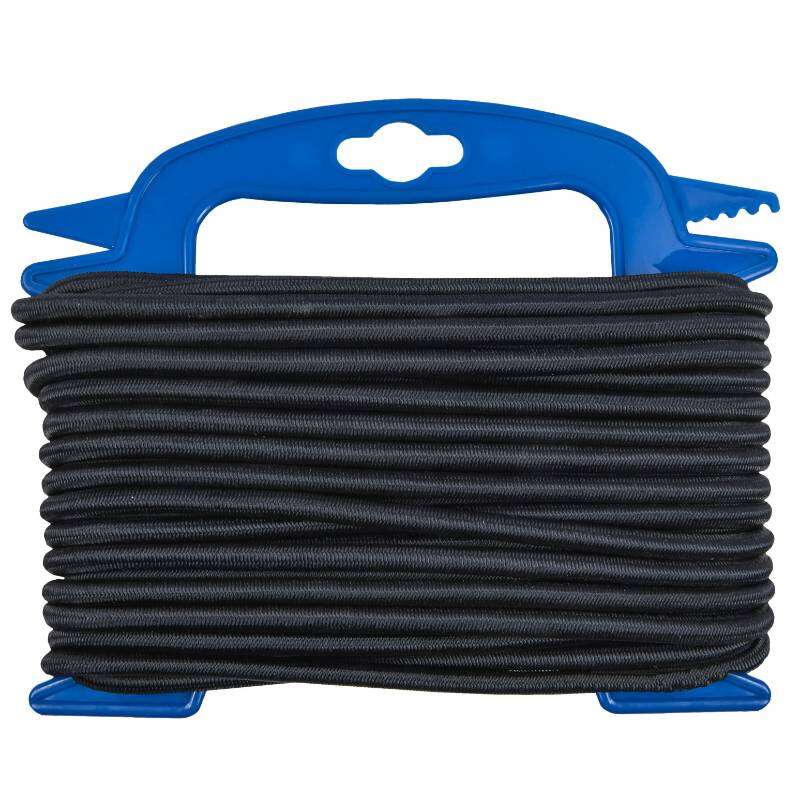 Image du produit Cordon Caoutchouc - Noir - &Oslash; 8 mm - Bobine 10 m - 20Kg