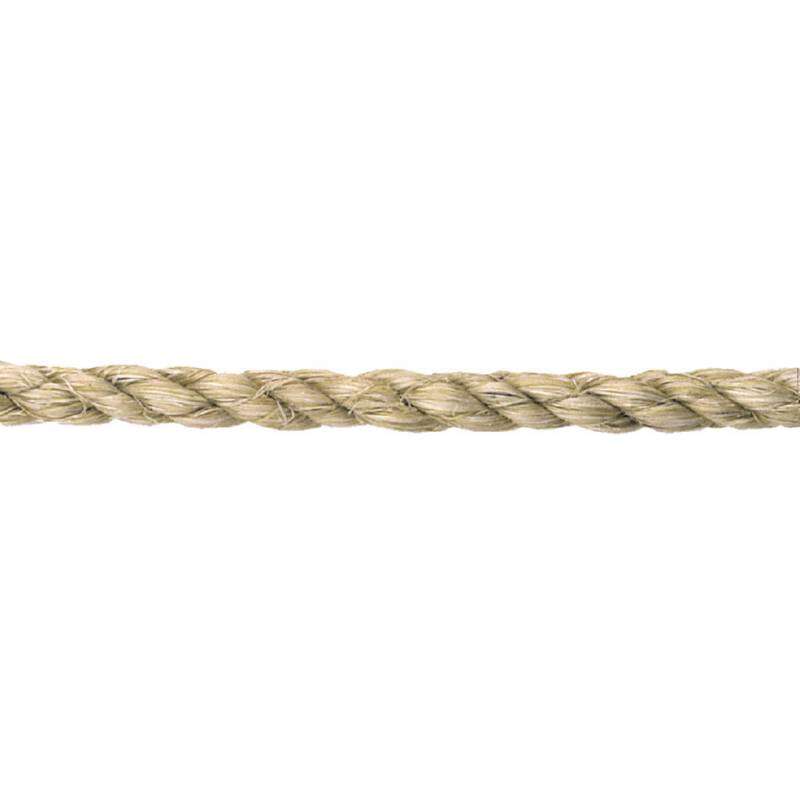 Image du produit Corde Sisal en Fibre naturelle - 1263 - &Oslash; 6 mm - 30Kg (vendu au m&egrave;tre)