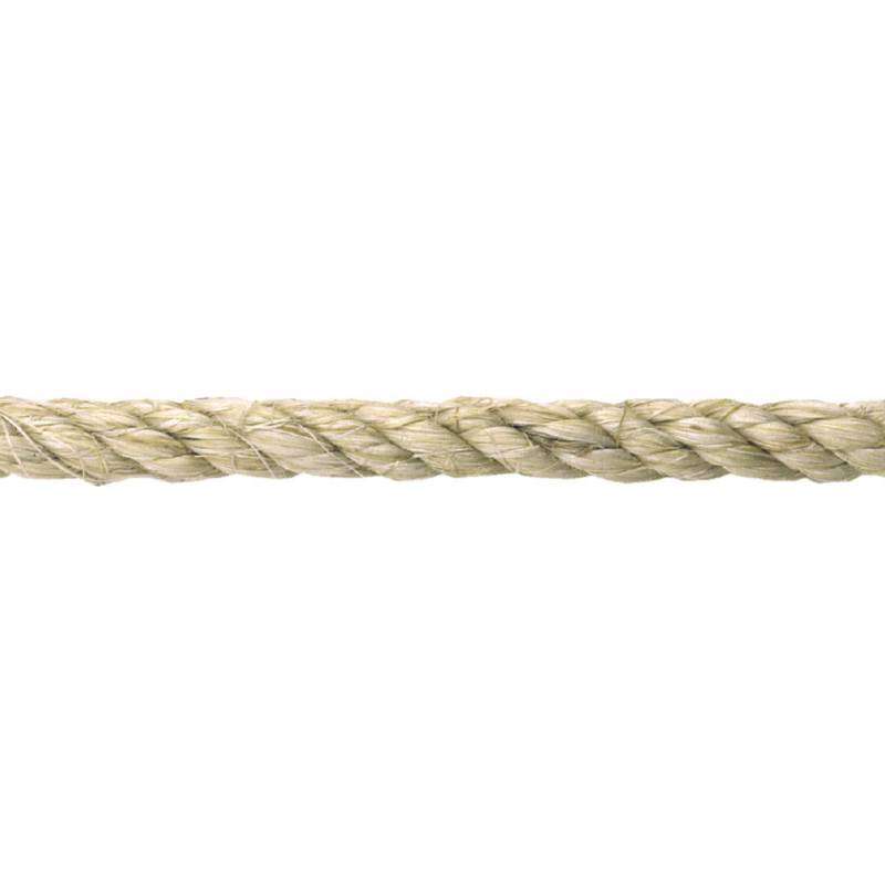 Image du produit Corde Sisal en Fibre naturelle - 1264 - &Oslash; 8 mm - 60Kg (vendu au m&egrave;tre)