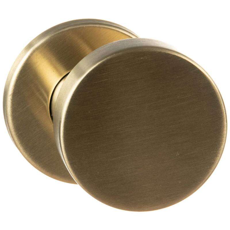 Image du produit Bouton de Porte - Fixe - Laiton Mat - &Oslash; 50 mm