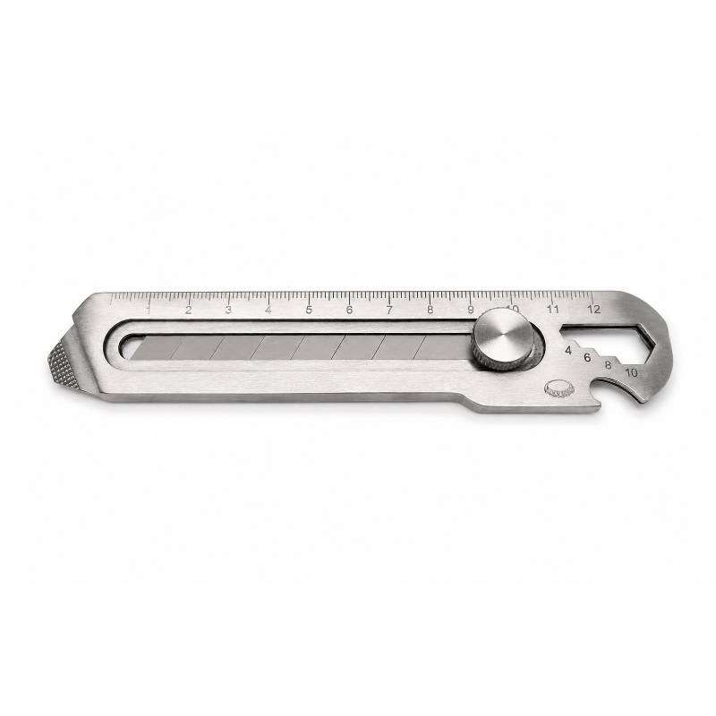 Image du produit IRONSIDE&reg;- Cutter &agrave; Lame R&eacute;tractable - Corps en Inox - 1 Lame s&eacute;cable - 18 mm