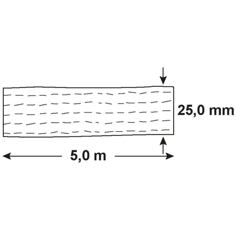 Image du produit Sangle &agrave; Cliquet - Polypropyl&egrave;ne - Charge max : 245 kg - 25 mm x 5 M&egrave;tres